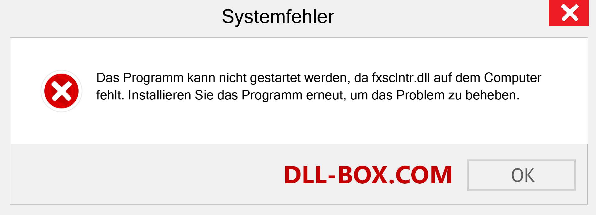 fxsclntr.dll-Datei fehlt?. Download für Windows 7, 8, 10 - Fix fxsclntr dll Missing Error unter Windows, Fotos, Bildern